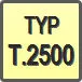 Piktogram - Typ: T.2500